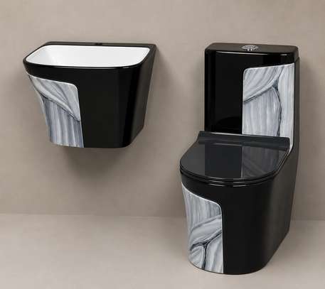 Ensemble chaise anglaise et Lavabo complet image 14