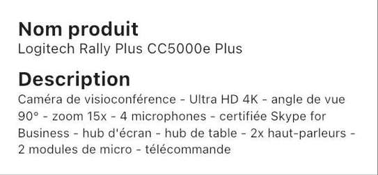 caméra de visioconférence Webcam logitech image 2