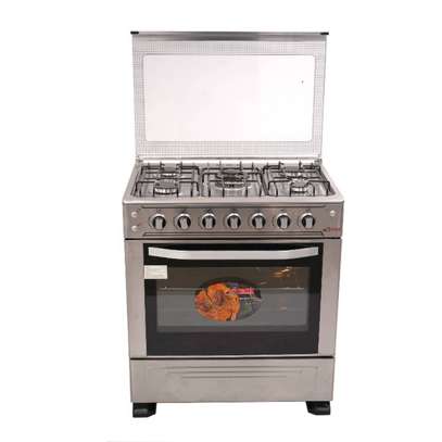 CUISINIERE 5FEUX ASTECH 80X60 A GAZ AVEC FOUR A GAZ image 4