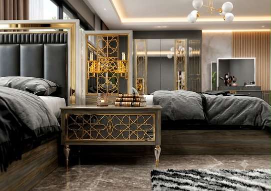 Chambre à coucher 6 battant 7pièces beige image 3