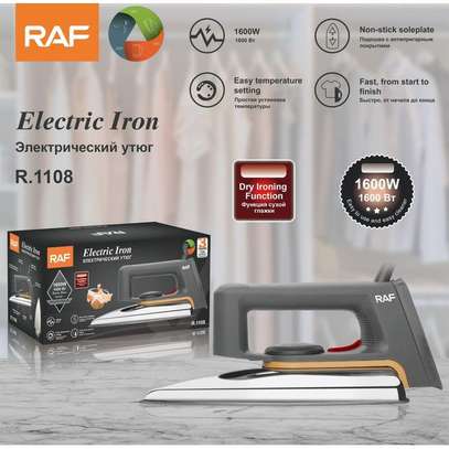 Fer à Repasser Electrique RAF 1600W – Semelle Lisse image 4