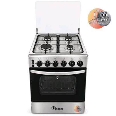 CUISINIERE CAC 4FEUX 50X50 FULL OPTION INOX CAC50F image 3
