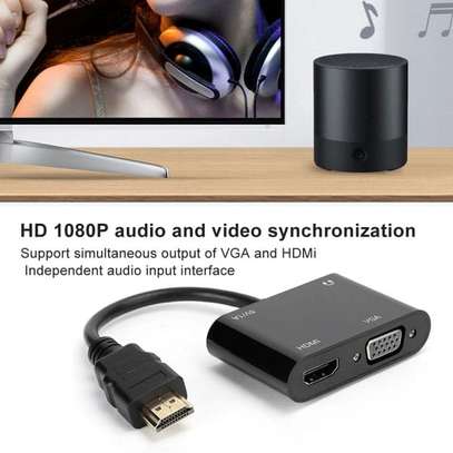 Adaptateur HDMI 4K vers VGA, HDMI avec Prise Stéréo 3,5 mm image 7