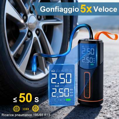 Gonfleur de pneus portable, compresseur d'air image 4