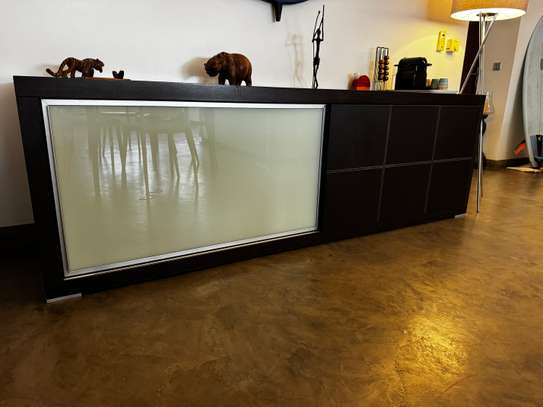 Buffet vintage haut de gamme en bois noble – 2,40 m image 2