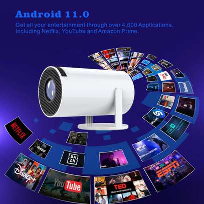Video projecteur 4K avec Wifi  500 Lumens 130" HY300 image 2