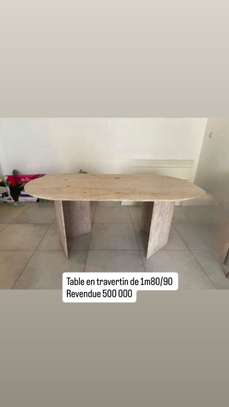Table en travertin image 2