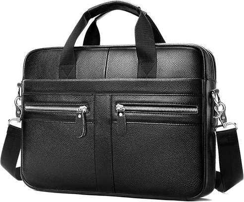 Sac d'ordinateur en Cuir véritable homme image 12