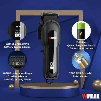 Wmark Tondeuse à cheveux professionnel Ng-122 image 12