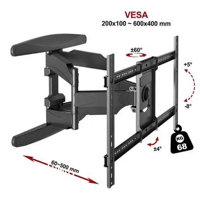 Support TV mural inclinable et pivotant V-Star 55" à 85" image 3