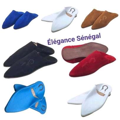 BABOUCHE ROYALE MAROCAINE 100% CUIR et DAIM pour HOMME image 7