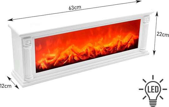 Cheminée électronique à flammes lumière ambiante image 5