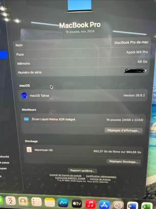 MacBook Pro M4 Pro 16 Pouces Ram 48Go SSD 1To image 3