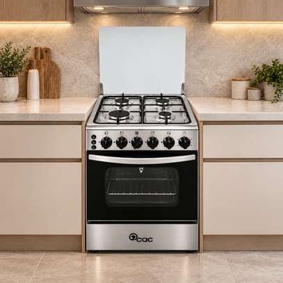 CUISINIERE 4FEUX CAC 50X50 FULL OPTION INOX CAC50F image 3