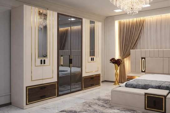 CHAMBRE A COUCHER ARMOIRE 6BATTANTS 7PIECES image 12
