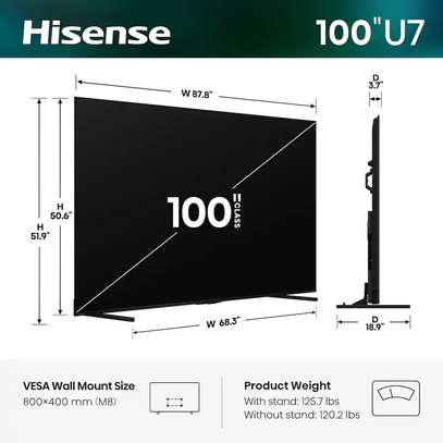 USA Hisense - 100" Class U6 MiniLED QLED UHD 4K HDR image 4