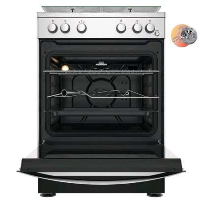 CUISINIERE INDESIT 4FEUX A GAZ 60X60 FOUR A GAZ GRIS image 3