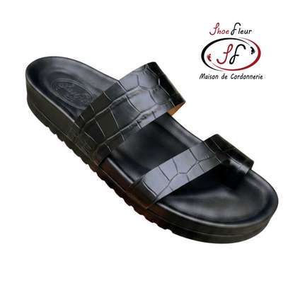Chaussure homme sandale en cuir modèle GARMI image 2
