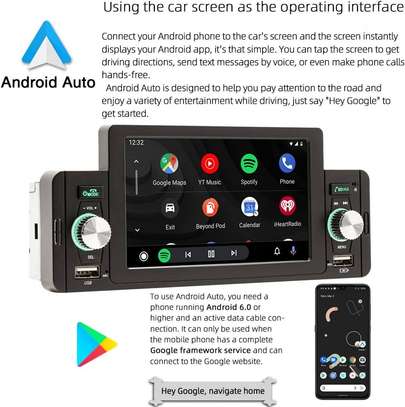 Autoradio 5 pouces CarPlaY Android Auto BT/FM/USB/AUX image 3