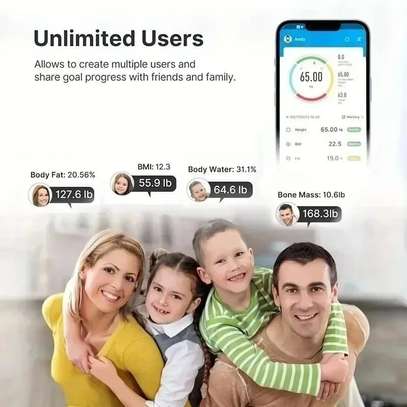 Pèse-personne connectée BLUETOOTH - affiche température image 7