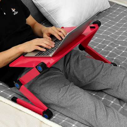 Support d'ordinateur pliable avec ventilateur image 3