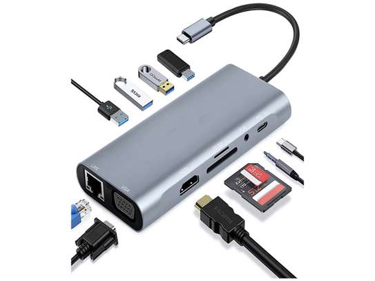 ⚡ Hub Adaptateur USB-C 11 en 1 image 2