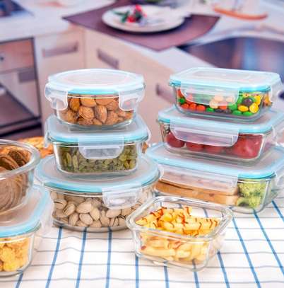 Neuf Tupperware en verres avec couvercles image 5