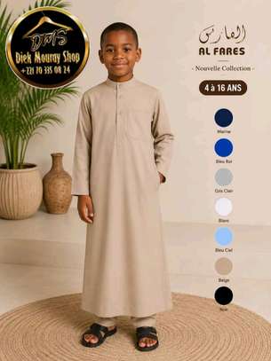 Abaya Al fares pour enfants de 4 à 16 ans image 5