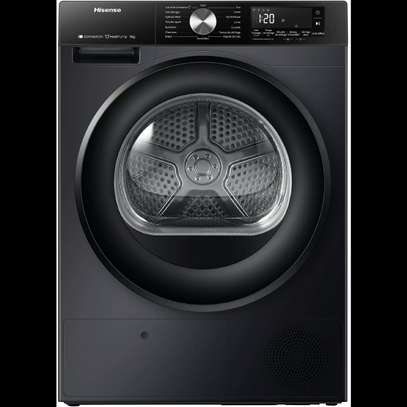 SECHE LINGE HISENSE 9KG POMPE A CHALEUR WIFI GRIS image 4
