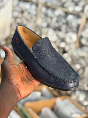 Mocassins cuir noir confort souple élégant image 2
