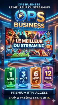OPS IPTV Premium abonnement 1-12 mois streaming HD image 2