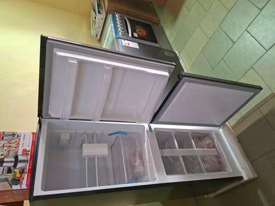 Sharp réfrigérateur combiné gris métallisé A++ image 2