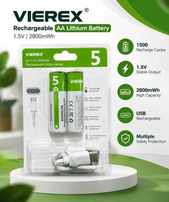 Piles rechargeables lithium-ion AA 1,5 V 2800 mWh image 3