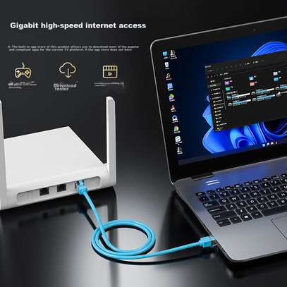 Câble de connexion réseau Gigabit Cat6 en cuivre pur - 25M image 2