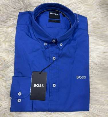BOSS chemise col boutonné coupe classique image 4