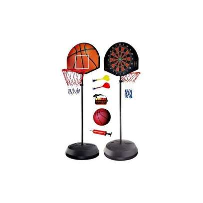 Ensemble 2 en 1 Jeu de basket-ball avec jeu de fléchettes image 2