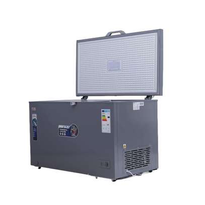 Congélateur coffre 250L gris classe A+ économique image 2