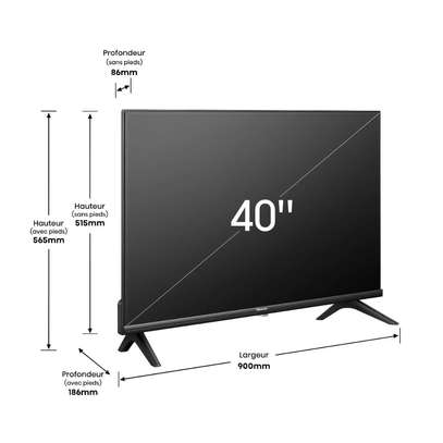 TELEVISEUR 40PIUCES HISENSE LED SMART VIDAA 40A4K image 2