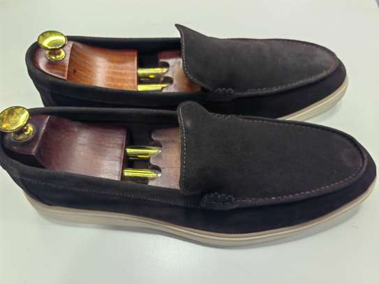 Mocassins daim LORO piana confort élégance classique image 5
