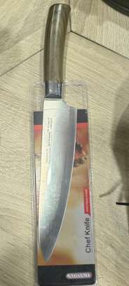 Couteau de chef professionnel lame inox manche ergonomique image 2