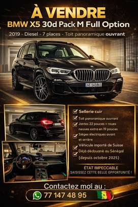 BMW X5 30d - 2019 - 7 places - Venant Suisse image 5