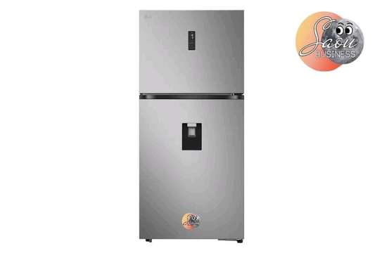 REFRIGERATEUR LG 2PORTES AVEC DISTRIBUTEUR D'EAU GRIS image 2