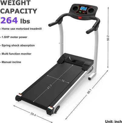 Tapis roulant électrique pliable image 2