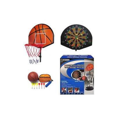 Ensemble 2 en 1 Jeu de basket-ball avec jeu de fléchettes image 6