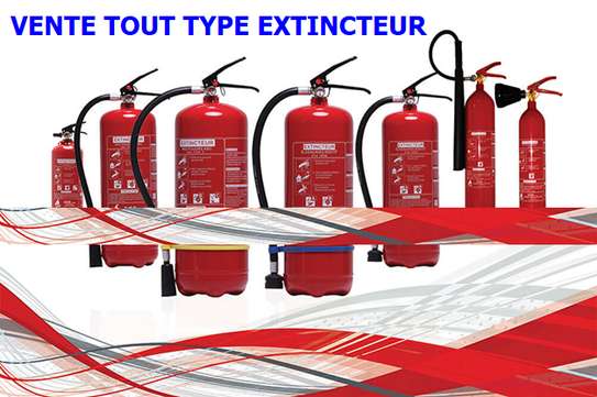 extincteur, Extincteur à poudre, eau ou CO2 image 2