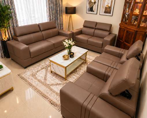 Salon 7place semi cuir image 5