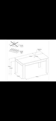 Table à manger en bois pour 6 personnes image 4