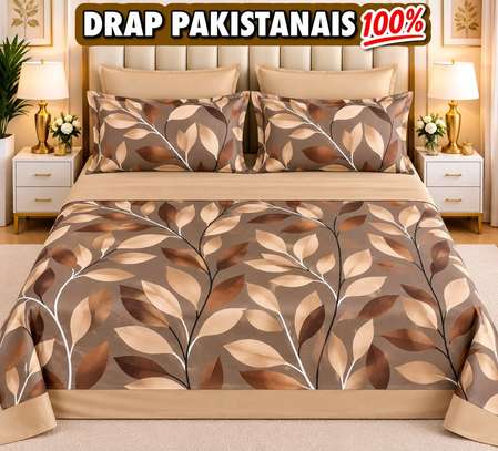 Drap pakistanais 100% coton double motif floral image 6
