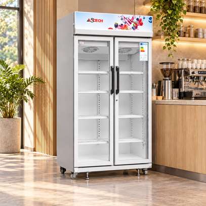 REFRIGERATEUR ASTECH 2PORTES VITRINE 590LITRES image 2