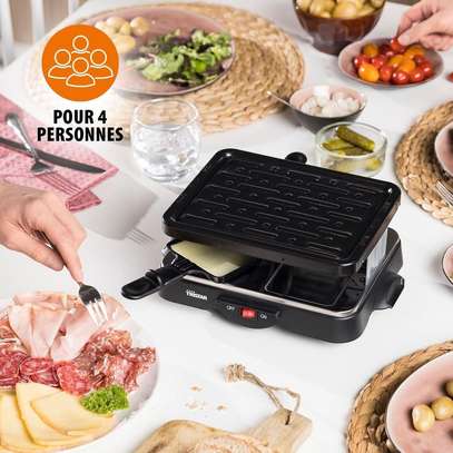 Appareil à raclette avec plaque gril Pour 4 personnes image 3
